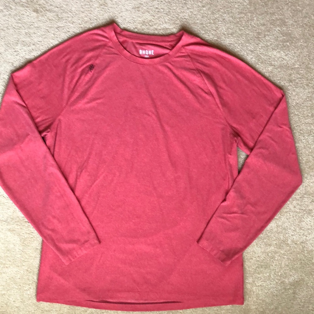 Rhone Men’s XL Light Red Long Sleeve Shirt